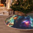 thumbnail image 5 of Sikiie Cosmic Cat In Window Christmas Tree Skirt, Christmas Tree Decorations, Christmas Decor, Tree Mat Decoration(30-48IN)-48", 5 of 6