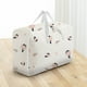 thumbnail image 3 of Extra Large Storage Bags Strong Handles Zippers Heavy Duty Washable Moving Bag Closet Underbed Organizer For Bedding Blanket, Reusable Foldable Portable Organizer, Metal Frame Zippered, 3 of 9