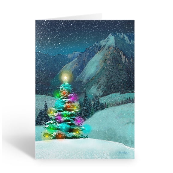 Rocky Mountain Holiday Cards - 18 Cards with 19 Envelopes - Christmas - 20221