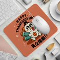 thumbnail image 2 of Thanksgiving Square 8.3x9.8 Inch Non-Slip Rubber Bottom Printed Mousepad Desk Mat Gaming Mousepad for Office and Gaming, 2 of 6