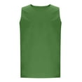 thumbnail image 4 of Taqqpue Men's Cotton Linen Tank Tops Casual Crew Neck Sleeveless Running Shirts Quick Dry Summer Solid Color Beach T Shirts for Training Sports Gym Athletic, 4 of 6
