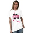 thumbnail image 5 of Breast Cancer Protect Detect Reflect Women's Graphic T Shirt Tees Brisco Brands M, 5 of 5