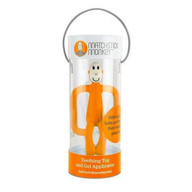 matchstick monkey teething toy orange Walmart