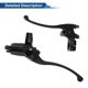thumbnail image 5 of Palancas de freno de embrague delanteras para Honda Magna Shadow Spirit para Suzuki Intruder para Yamaha Vstar para Kawasaki Vulcan Palanca de manillar de motocicleta Negra, 5 of 7
