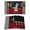 Black White Red, variant on Placemats 1 Pack, Chef Woven Placemat, Linen Place Mats for Kitchen/Dining Tables, Cartoon Cute Watercolor Cooking Black Plaid Washable Table Mats for Party