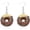 Brown, variant on Donut Dangle Earrings for Women - Fun and Sweet Cake Jewelry, Pink Donut Earrings for Women[j5624]