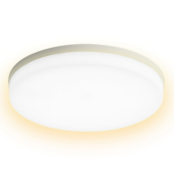 Luz colgante Lámpara de techo redonda LED de montaje empotrado de 48 W para pasillo de dormitorio de cocina (luz cálida de 28003200 K) Eccomum Luz colgante