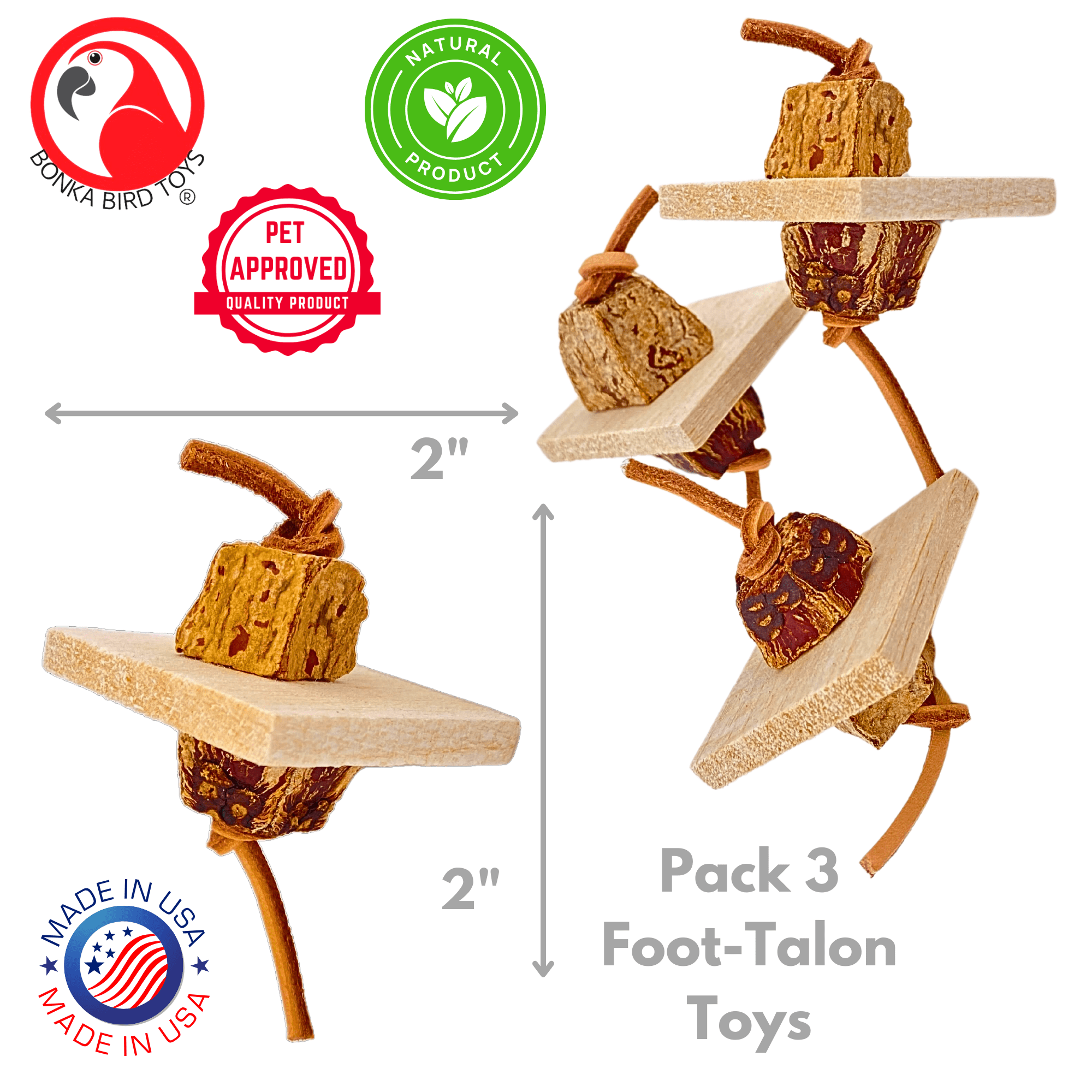 Bonka Bird Toys 1127 Block Pull.