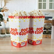 Great Northern Popcorn Boxes 50-Pack - 46oz Paper Popcorn Containers for Popcorn Machine and Movie Night Party Supplies