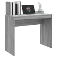 thumbnail image 2 of vidaXL Desk Grey Sonoma 90x40x72 cm Engineered Wood, 2 of 4