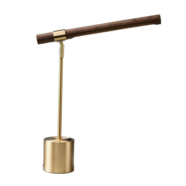 Lampe de Bureau LED Mi-Siècle Soin des Yeux Lampe de Table Moderne / Angle Grand 120 Degrés Base en Métal Lampe de Chevet Veilleuse