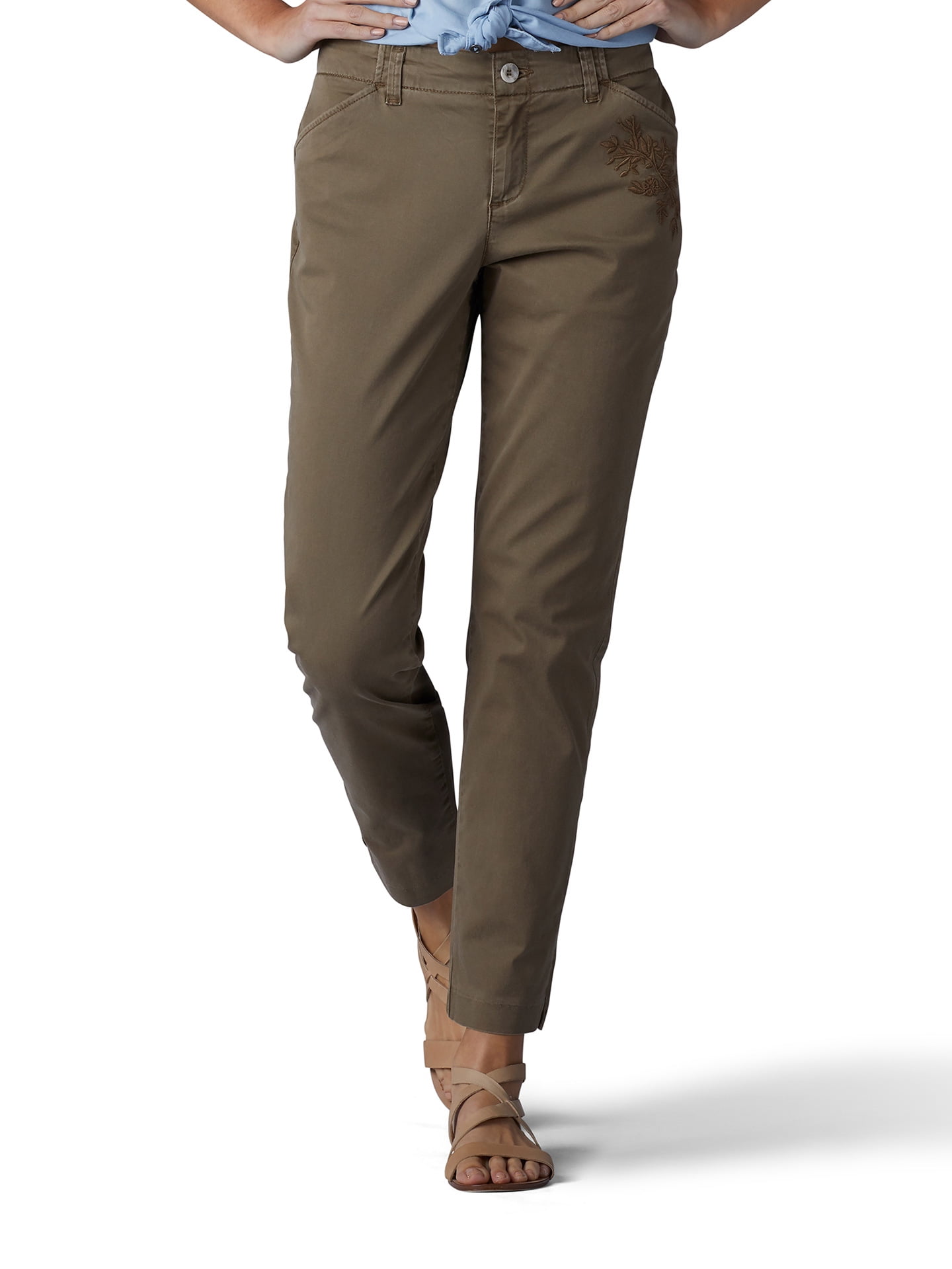 women's lee tailored chino pants