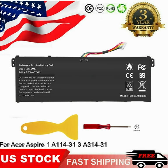 for Acer Aspire 3 A314-31 A315-21 A315-51 1 A114-31 Battery AP16M5J A315-51-31RD