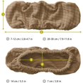 thumbnail image 4 of ORUYROP Housse d'Accoudoir de Chaise de Bureau Extensible Résistante à l'Eau en Spandex Extensible Jacquard Housse de Chaise d'Ordinateur pour Chaises de Bureau Accoudoir Camel, 4 of 7