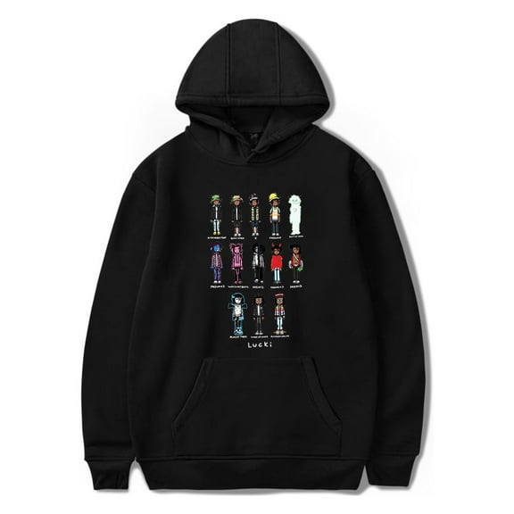 Lucki Evolution Hoodie Merch Popular Graphics Print Unisex Trendy Casual Streetwear Sweatshirt