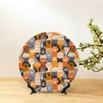 thumbnail image 6 of Gaeub Cat Paws Print Ceramic Plate,Dinner Plates,Bone China Decorative Plates with Display Stand,Art Ceramic Ornaments for Wall Hanging Decoration-8in, 6 of 6