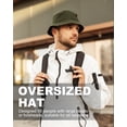 thumbnail image 2 of Zylioo Fishing Sun Hats for Big Heads,Sun Protection Travel Hats Foldable,Reversible Hiking Hat for Men Women, 2 of 5