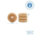 thumbnail image 5 of Classic Mini Wooden Wheels, Great for Crafts Too, 5/8 Inch Diameter, 1/4 Inch Thick, 1/8 Inch Hole, Pack of 250, by Woodpeckers, 5 of 8
