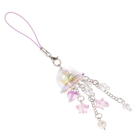 TABLETREANDS Charm Violeta Para Colgar En Bolsa Con Accesorio Resistente Para Llaves Y Teléfono