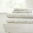 thumbnail image 2 of Linen Market 4 Piece Sheet Set Patterned, Queen, Burst of Vines Gray, 2 of 5