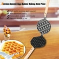 thumbnail image 2 of Ccdes Waffle Mold, Egg Bubble Baking Mold,Kitchen Nonstick Egg Bubble Baking Mold Plate Waffle Maker Pan Tool for Home Commercial Use, 2 of 7