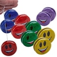 thumbnail image 2 of Kicko Metal Smile Face YoYos - Paquete de 12 Yoyos Happy Face de Colores Surtidos - para N Kicko Kicko, 2 of 2