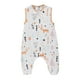 thumbnail image 1 of Laklulu Saco de dormir sin mangas para bebé, saco de dormir fino para niños en verano, naranja, 70-80 cm, 1 of 5
