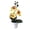 Yellow, variant on Artificial Orchid Bonsai Tree, Realistic Three-Leaf Phalaenopsis Fake Plant in Pot for Home Office Decor, Low Maintenance Indoor Floral Arrangement Centerpiece
