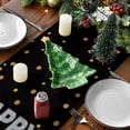 thumbnail image 4 of Smile Cheers Black and Gold 2025 Happy New Year Table Runner 13 x 72 Inch, Xmas Winter Holiday Kitchen Dining Table Decoration, 4 of 6