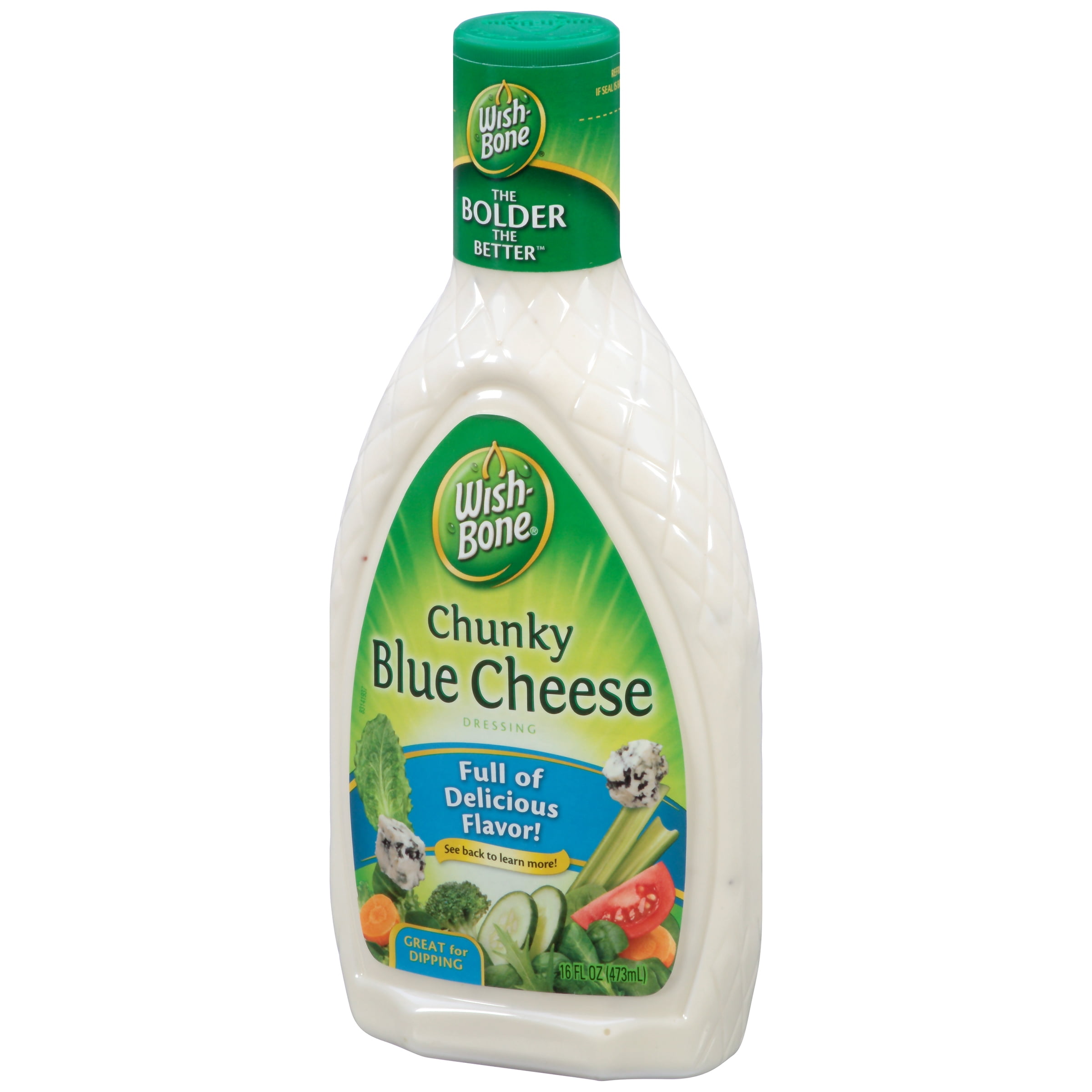 Wish-Bone Chunky Blue Cheese Salad Dressing 16 fl. oz. Bottle