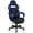 Black/Blue, variant on Flash Furniture X40 Gaming Chair Racing Ergonomic Computer Chair with Fully Reclining Back/Arms, Slide-Out Footrest, Massaging Lumbar - Red