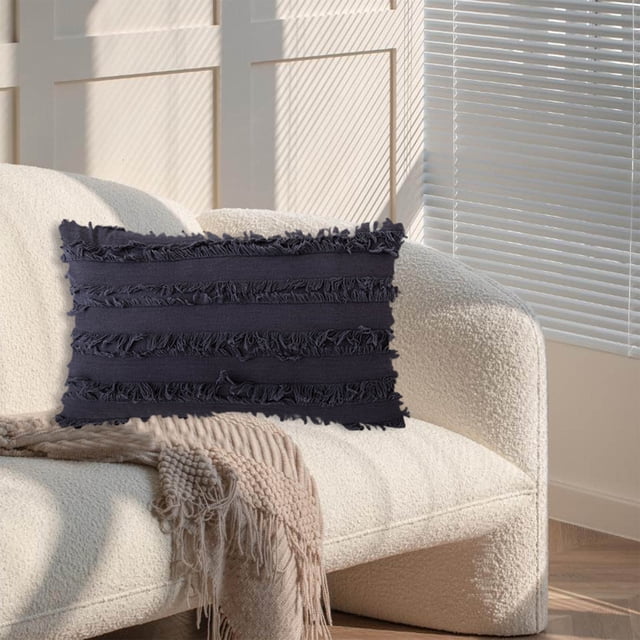 Ftwytp Housse de Coussin de Couleur Unie, Housse de Coussin pour Extérieur Intérieur, Protège-Oreiller Décoratif pour Canapé Chaise Lit, Tissu Durable Résistant aux Intempéries, Housse de Coussin Facile à Nettoyer 18x18
