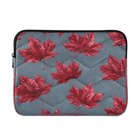 Laptop Bag Inner Case 13.4x10.2In Laptop Case Is Suitable For 13-14In Laptop For Work Travel Outdoors Red Maple Leaf Cute