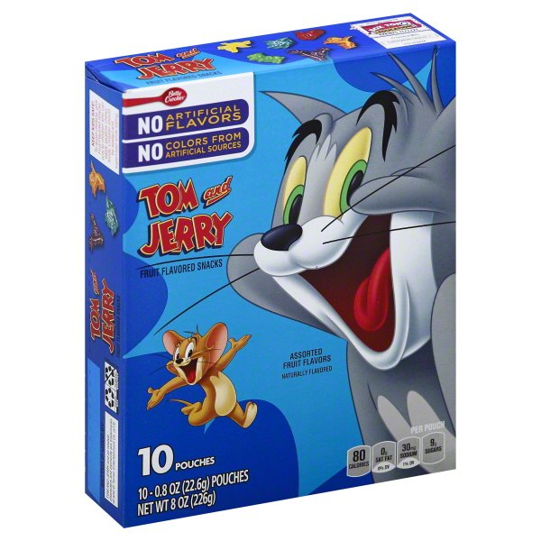 General Mills Bty Crk Tom N Jerry Fruit Snacks