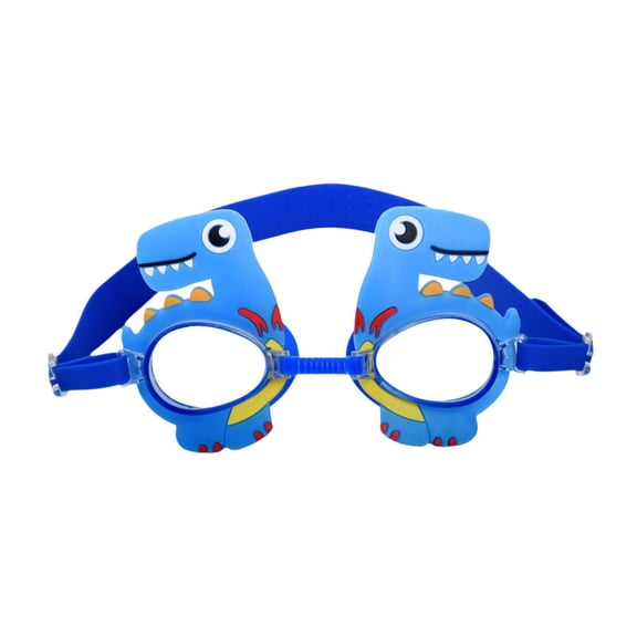 funtasica Swimming Goggles for Kids, Swimming Goggles for Children, Cartoon Design, Portable Swimming Goggles, Swimming Goggles for Summer Water Sports, Girls, Dinosaur