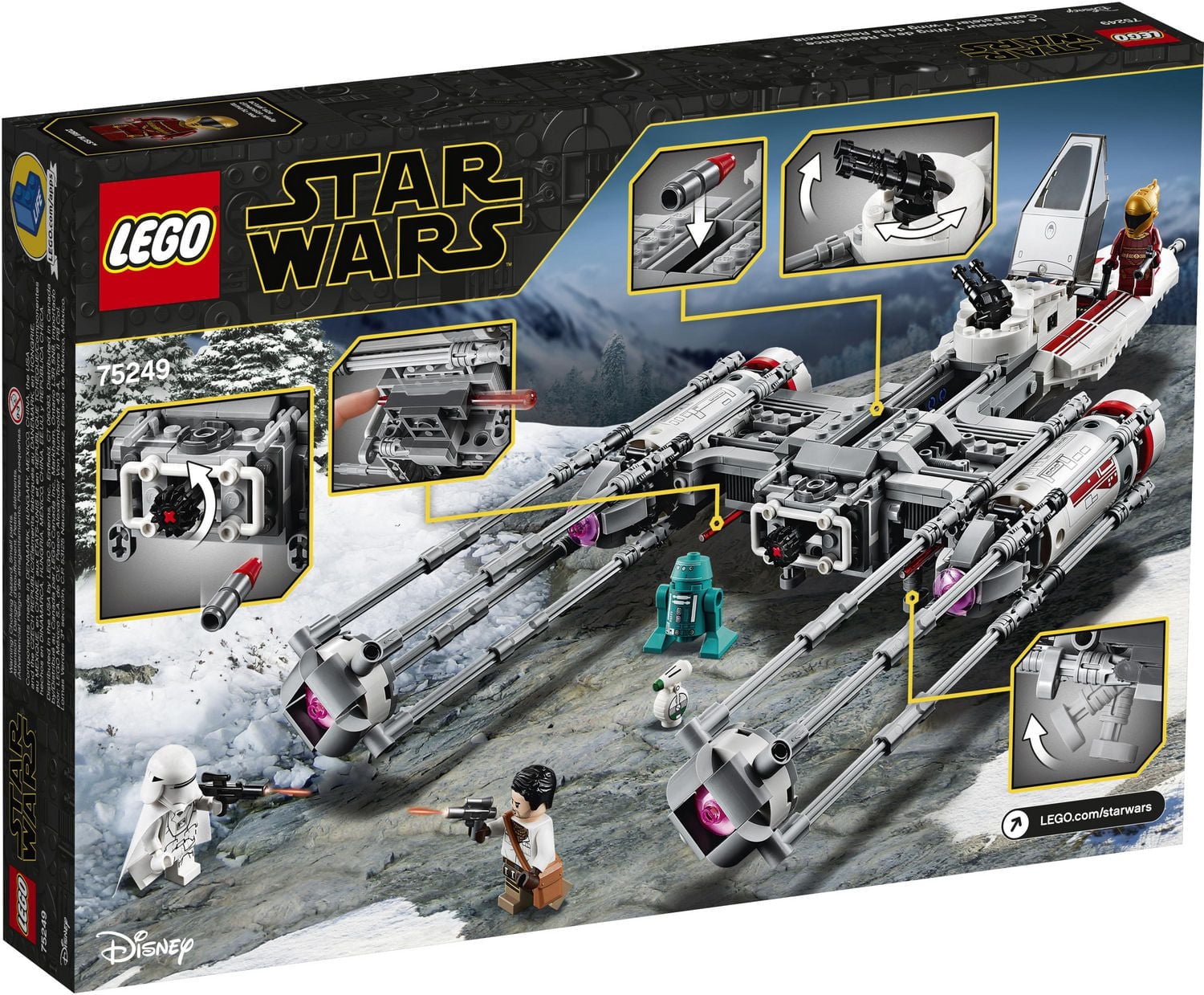 LEGO Star Wars Resistance Y-Wing Starfighter 75249 Toy Building Kit (578 Pieces)