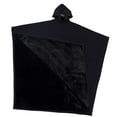 thumbnail image 4 of Capa holgada con capucha, abrigo tipo capa, cómoda, moderna y duradera. Poncho con capucha. Negro, 4 of 9