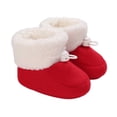 thumbnail image 2 of LYHao Winter Baby Shoes For 0 1 Years Old Soft Soled Boots For Boys And Girls ,Girls Boots Sizes 13 Red(17-24 Months), 2 of 6