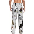 thumbnail image 7 of Salouo Animal Bird Print Pajama Pants for Men, Lounge Pants Elastic Waistband Casual Men's sleepwear Loungewear Sleep Pajama Pant -X-Large, 7 of 7