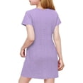 thumbnail image 6 of IROINNID Toddler Girl Skater Dress Toddler Short Sleeve Girls Summer Clothes&nbsp;Girls' Short Sleeved Dress Girls' Double Pocket Dress, 6 of 8