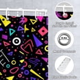 thumbnail image 3 of Durable Waterproof Polyester Shower Curtain Odorless Perfect for Your Bathroom Decor 72x72inch, 3 of 5