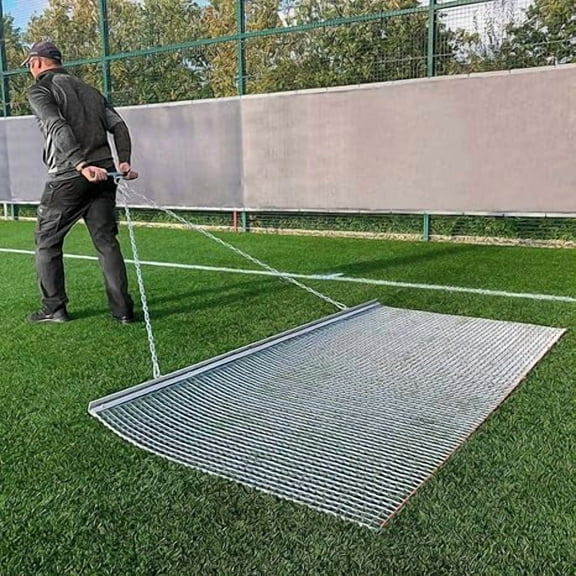 STADIUMMAX Steel Drag Mat for Multi-Sport Field Maintenance | Durable Leveling Tool for Consistent Playing Surfaces – Available in 6 Size Options
