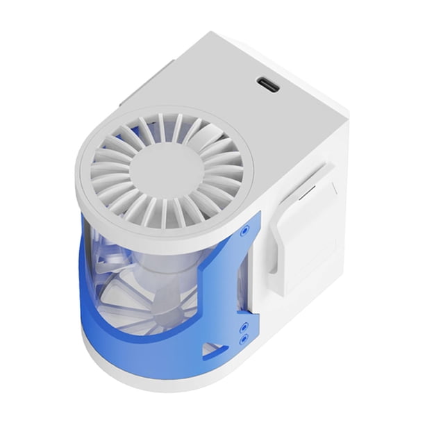 Ventilador personal con clip Strade Fareast Limited portátil recargable azul