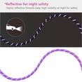 thumbnail image 5 of YeewayVeh Dog Leash 6FT Double Handle, 1/2 Inch Nylon Leash with Padded Handle & Reflective Threads for Medium to Large Dogs (Purple), 5 of 5