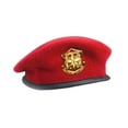 thumbnail image 3 of kusrkot Chapeau de Marin Tuque Décontractée pour Adultes Béret Ajustable avec Élégant Rouge, 3 of 9