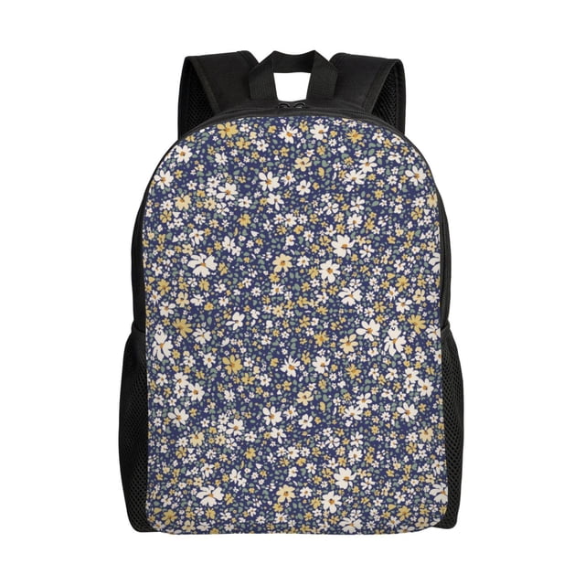 Fotbe Daisies Flowers Mochila de Viaje para Laptop, Mochila Ejecutiva Delgada y Resistente 15.6"