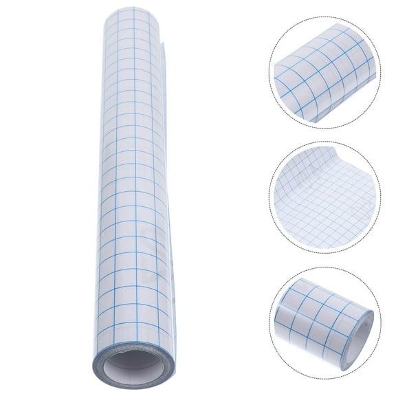 Masteelf Vinyl Transfer Paper with Practical Grid Tape Matte Finish for Home and Craft Use