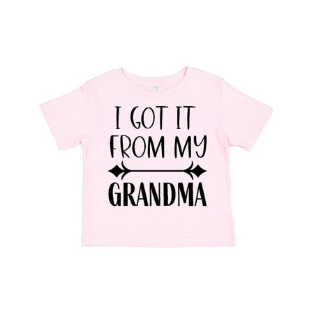 

Inktastic I Got It from My Grandma Gift Toddler Boy or Toddler Girl T-Shirt