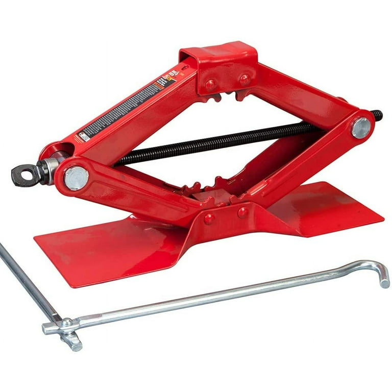 Torin BIG RED 1.5 Ton Steel Scissor Lift Jack Car Kit,DMT10152