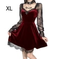 thumbnail image 4 of Sonducket Vestido largo hasta la rodilla de verano para mujer, vestidos sexis con cuello en V, ropa, regalo de cumpleaños Vestidos Vino rojo SG, 4 of 6